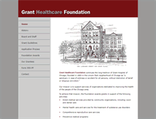 Tablet Screenshot of granthealthcare.org